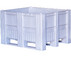 Пластиковый контейнер Big Box 1200х1000х740 мм сплошной на полозьях маленькое фото 1