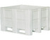Пластиковый контейнер Big Box 1200х1000х740 мм сплошной на полозьях маленькое фото 2